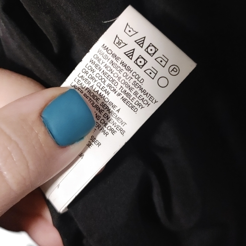 Lucky Brand Black Gorpcore Puffer Jacket Coat Women's Size Large - Picture 7 of 10